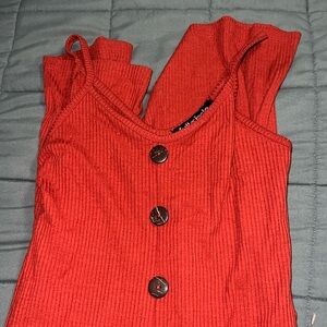 Dark red/maroon girls romper